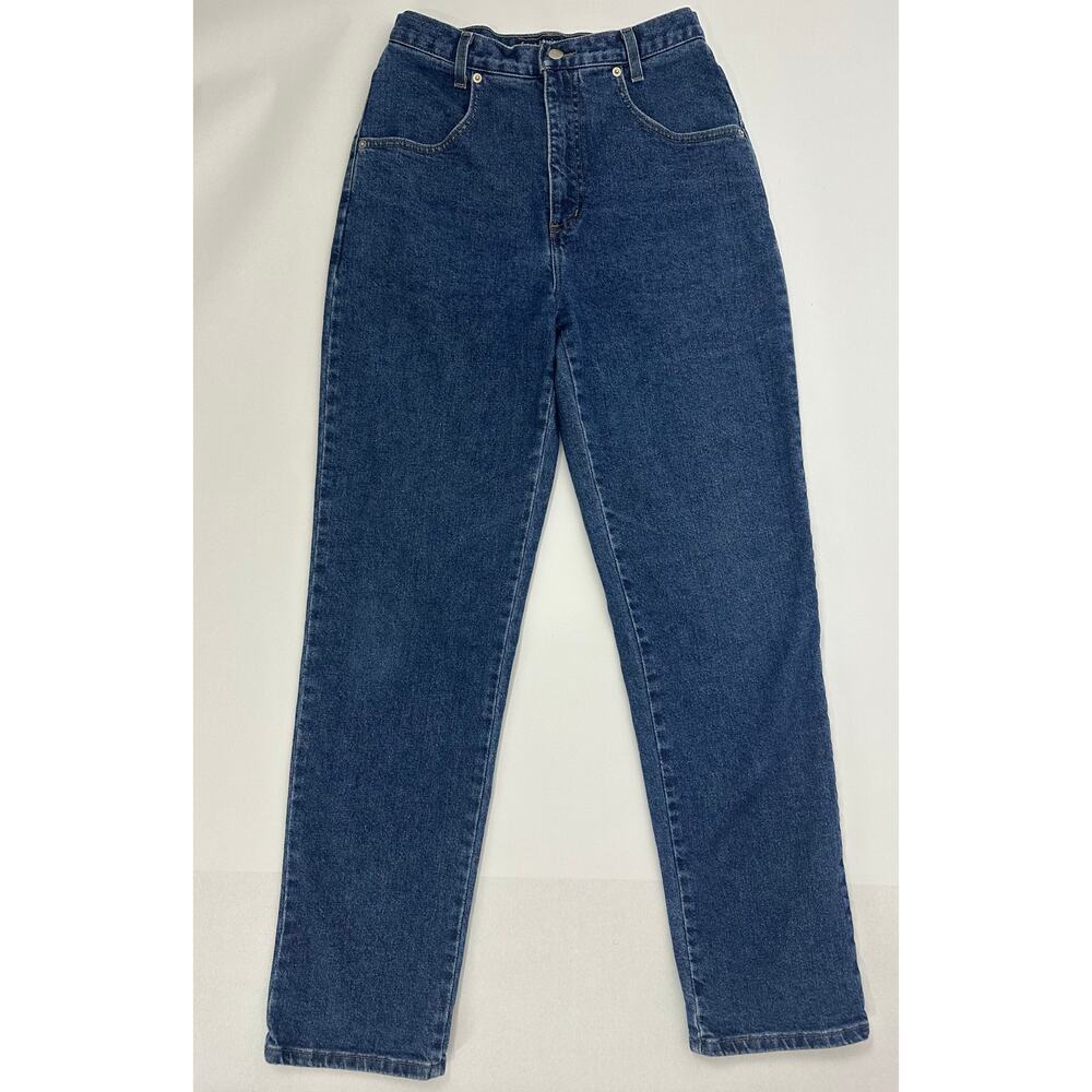 Vintage French Dressing Size 8 Bareback Natural Fit Dark Wash Jeans Western Mom